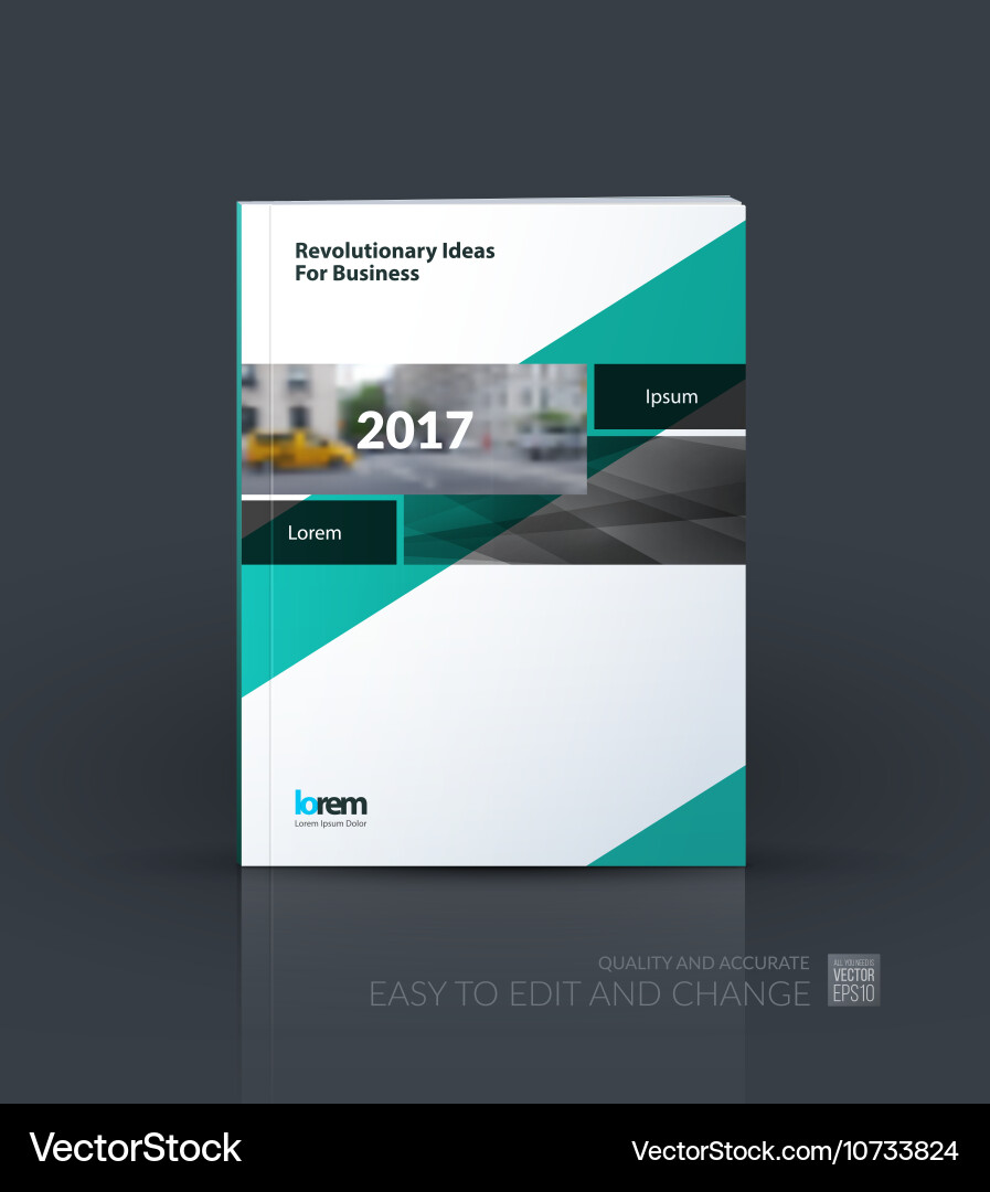 Brochure template layout cover design annual Vector Image