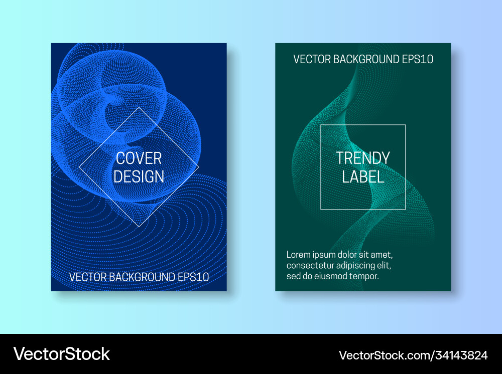 Over templates with dynamic cyberspace dots Over templates with dynamic cyberspace dots vector image