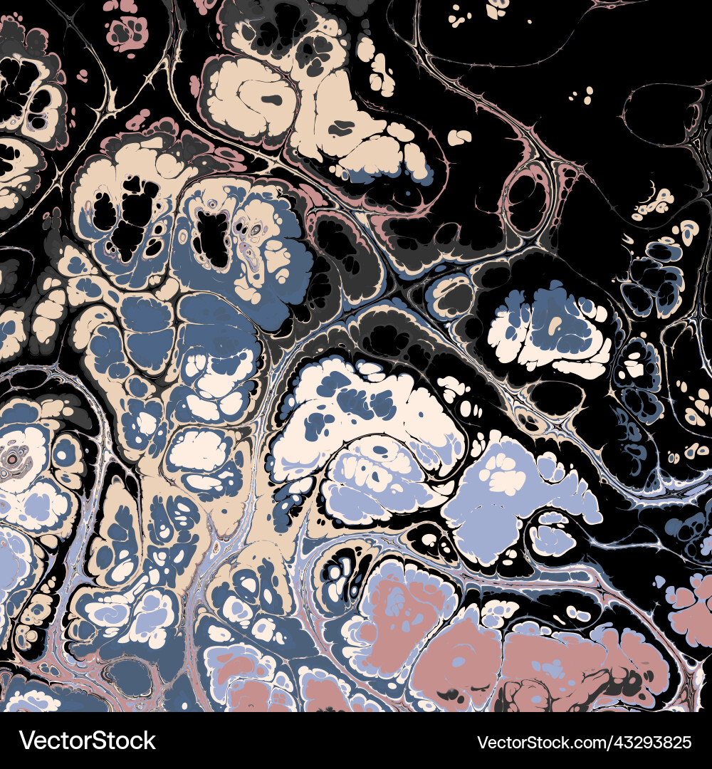 Abstract background squared pattern marbling Vector Image