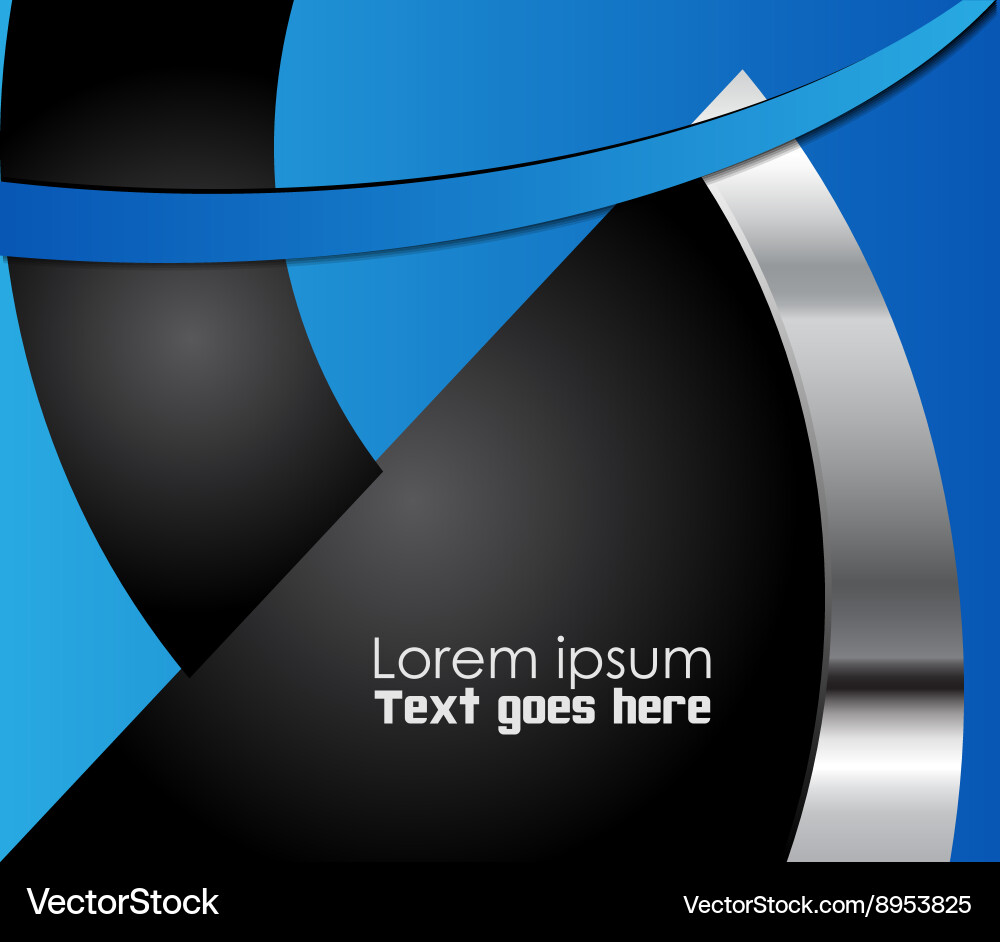 Blue background overlap dimension 3d graphi Vector Image