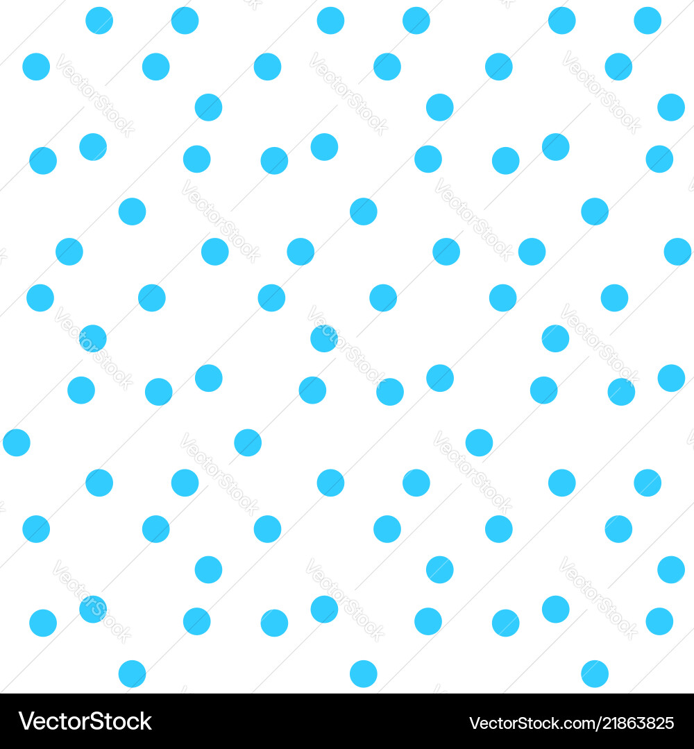Blue Polka Dots Seamless Pattern Royalty Free Vector Image