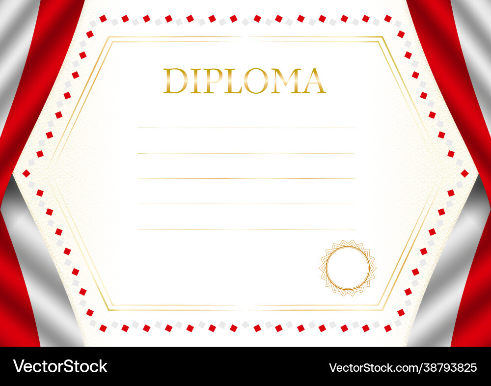 Horizontal frame and border with gibraltar flag Vector Image