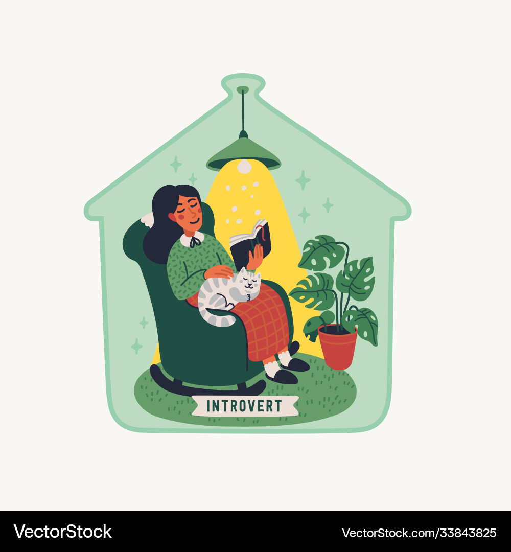 Introvert Extraversion und Introversion Konzept Introvert Extraversion und Introversion Konzept vektorbild