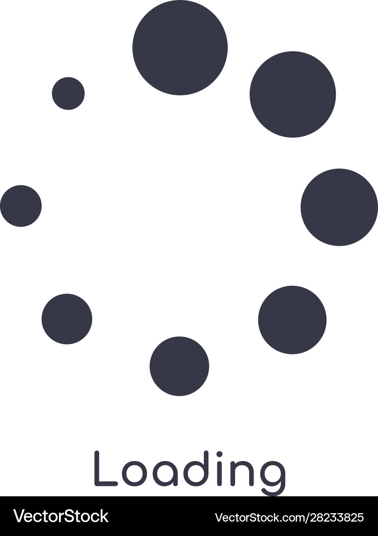 Loading icon isolated from ui Vector Image