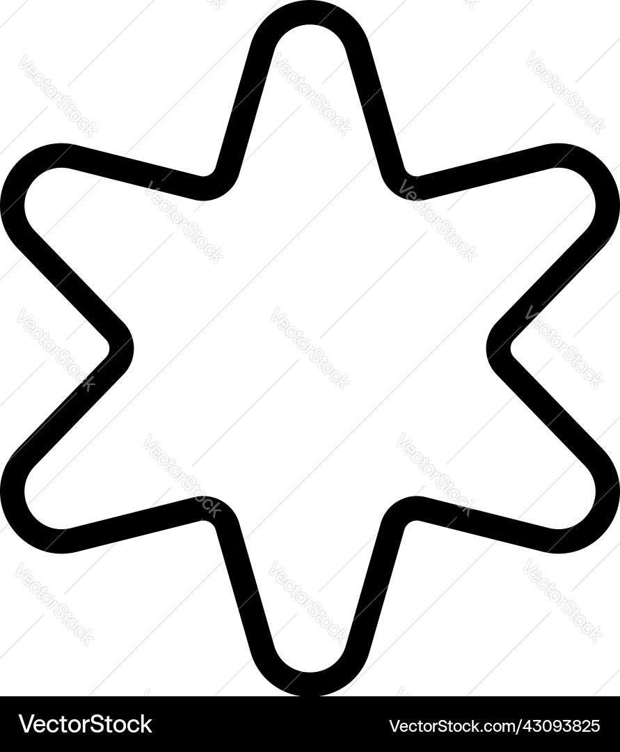Star shape icon design element symbol Vector Image