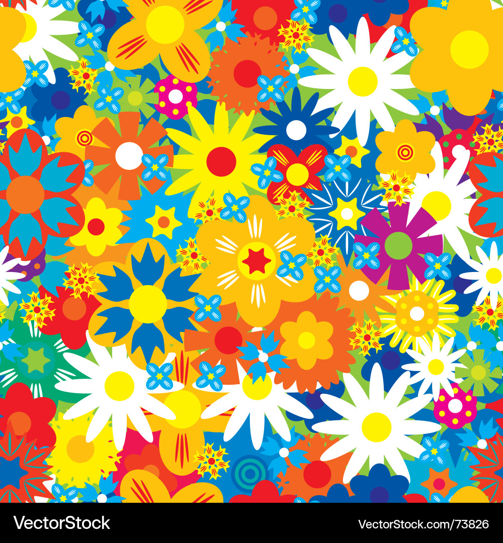 Abstract flowers background Royalty Free Vector Image