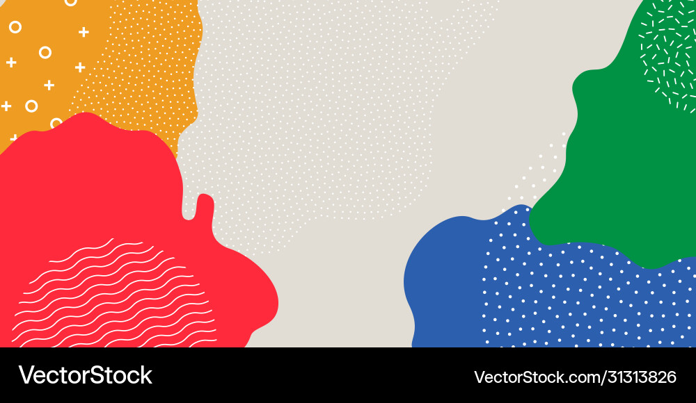 Abstract pop art color paint splash pattern Abstract pop art color paint splash pattern vector image