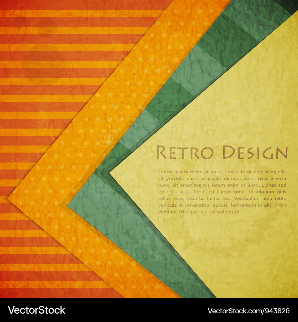 Retro Paper Texture Background vector image