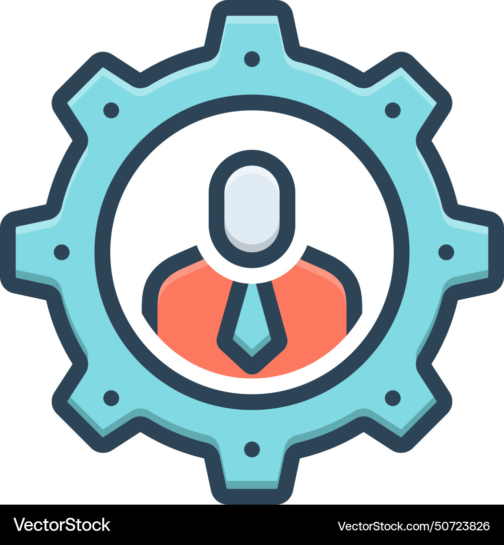 User setting Vector Image