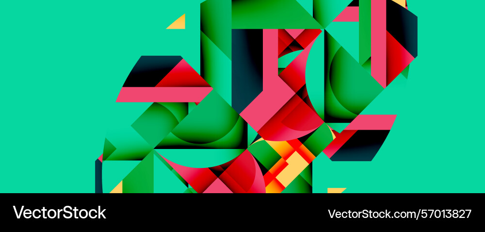 Abstract geometric shapes overlap creating Abstract geometric shapes overlap creating vector image