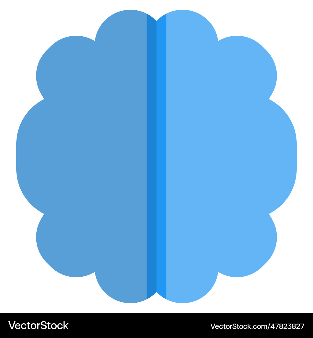 Artificial intelligence brain to better Vector Image