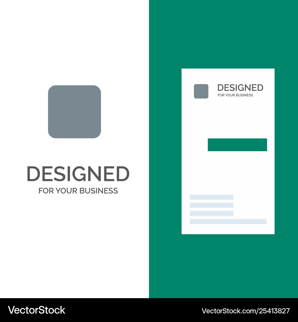 Box checkbox unchecked grey logo design Box checkbox unchecked grey logo design vector image