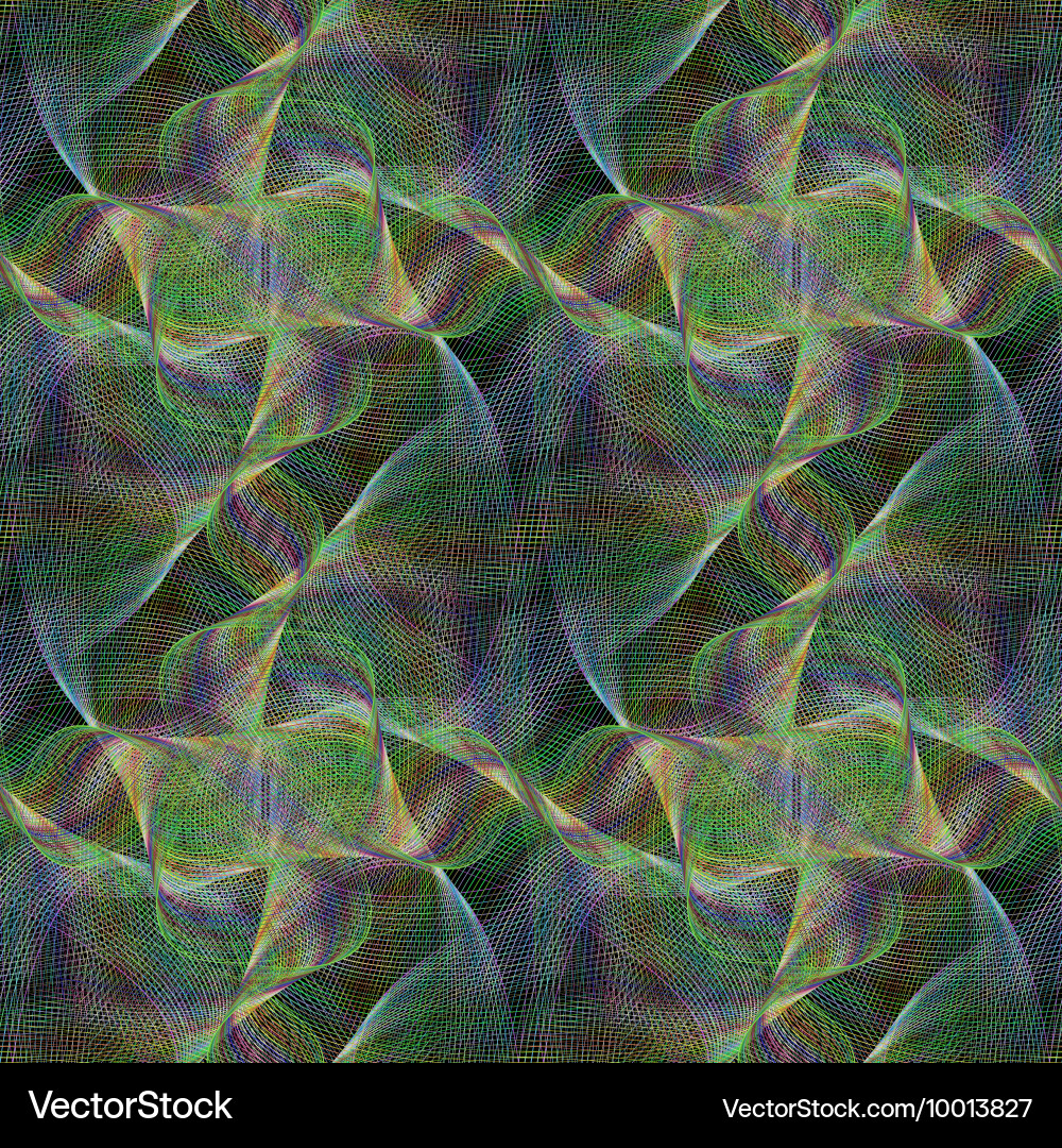 Fractal design pattern background vector image
