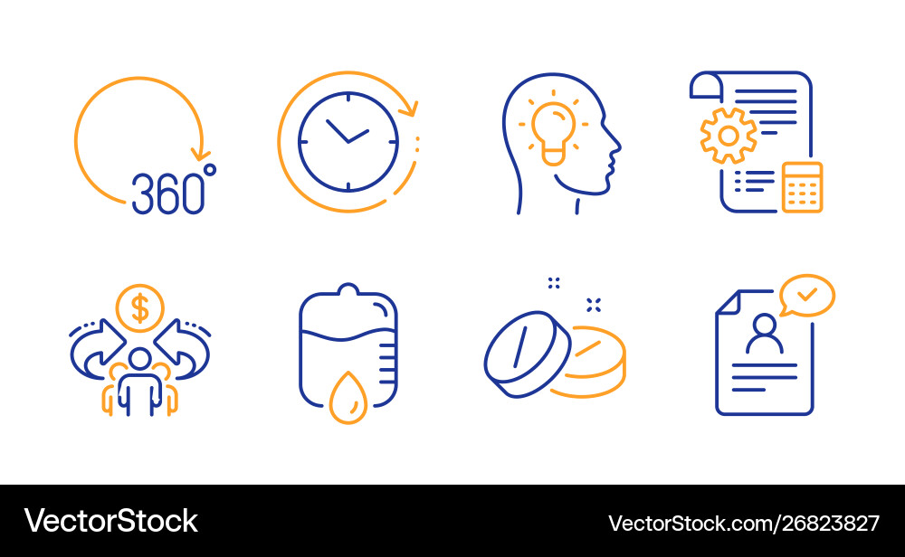 Settings blueprint drop counter and time change Vector Image