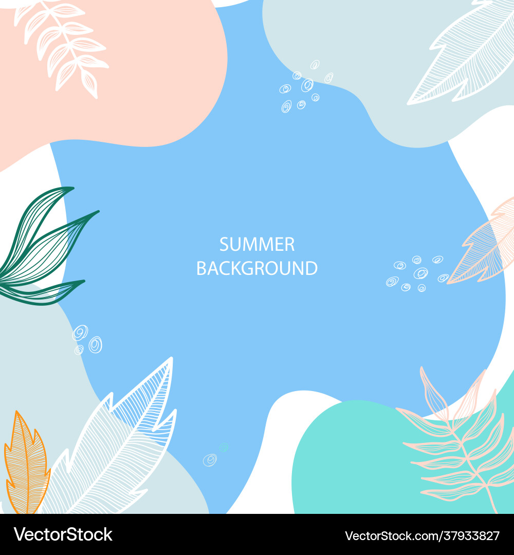 Sommer-Verkauf Banner mit abstrakten Blumen Sommer-Verkauf Banner mit abstrakten Blumen vektorbild