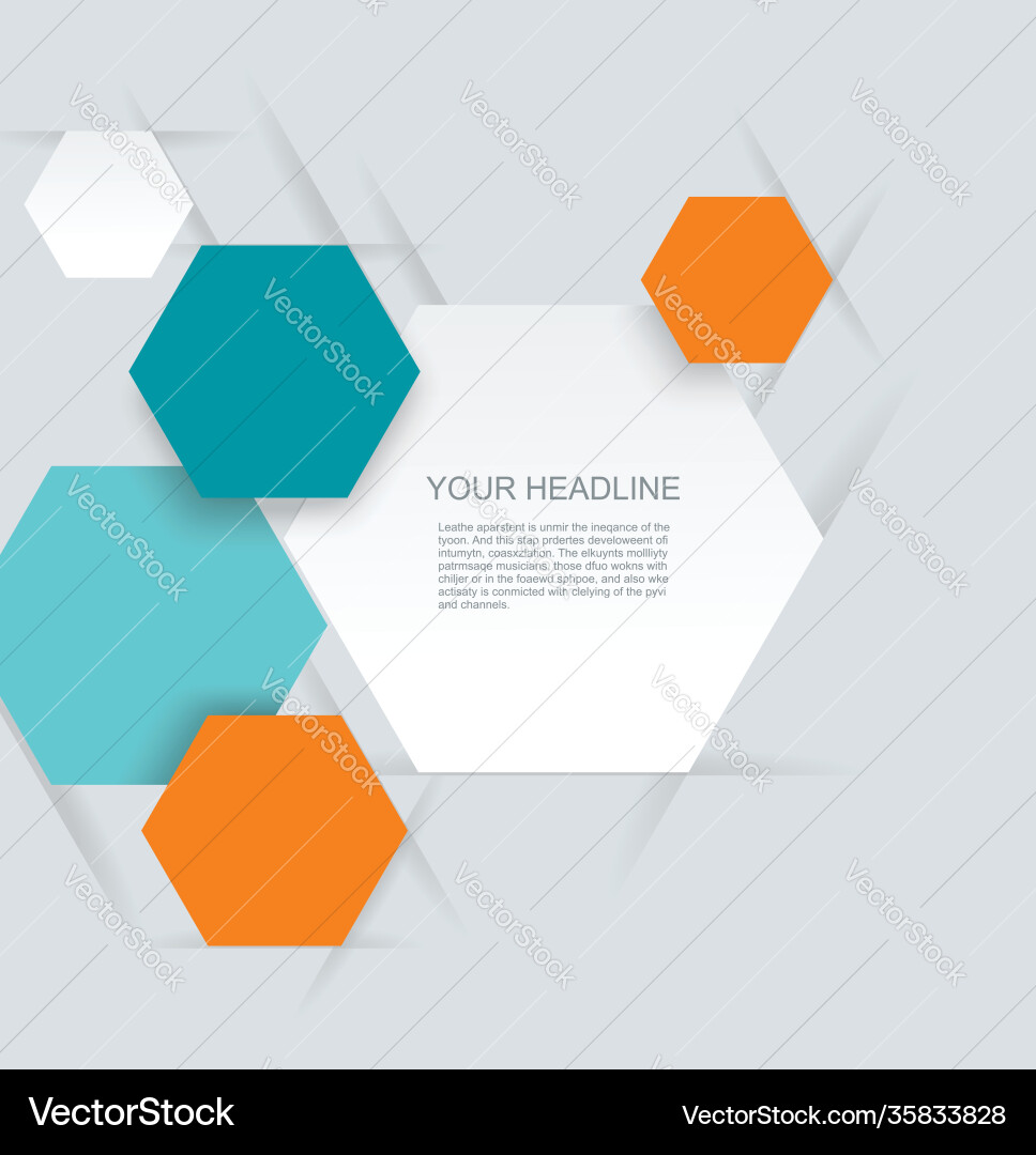 Design - hexagons macro background Design - hexagons macro background vector image