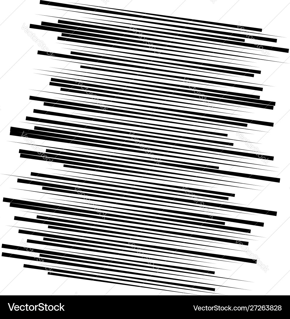 Random lines element horizontal Random lines element horizontal vector image