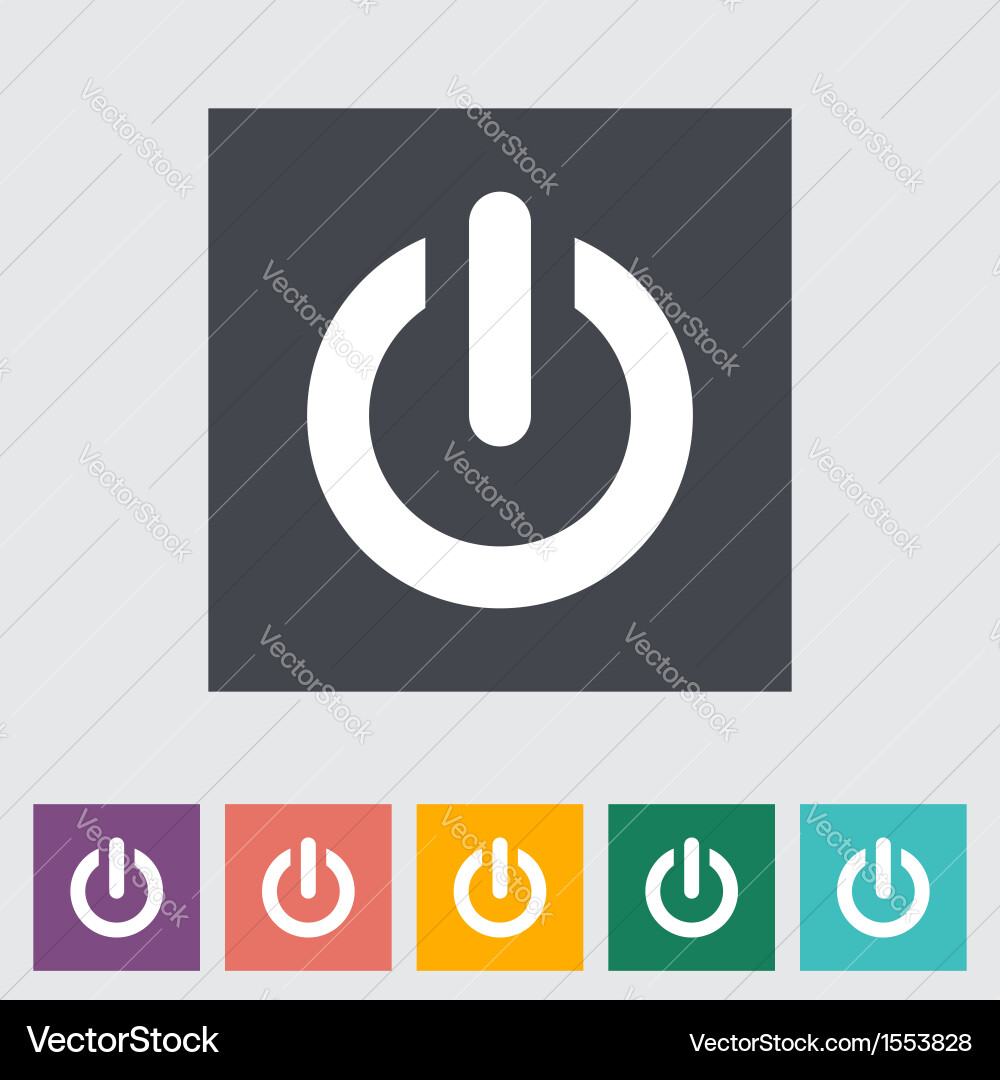 Start Button Icons vector image