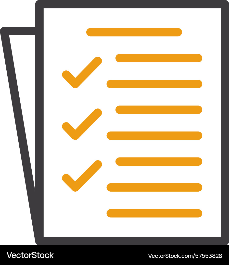 Task list two color icon Vector Image