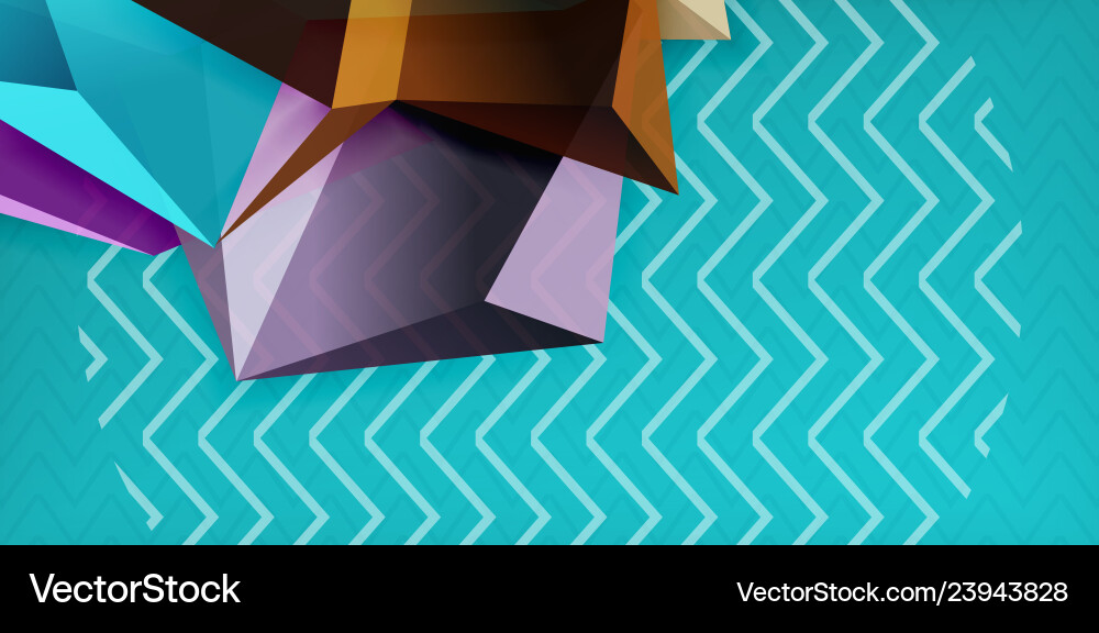 Triangular low poly background design Triangular low poly background design Vector Image