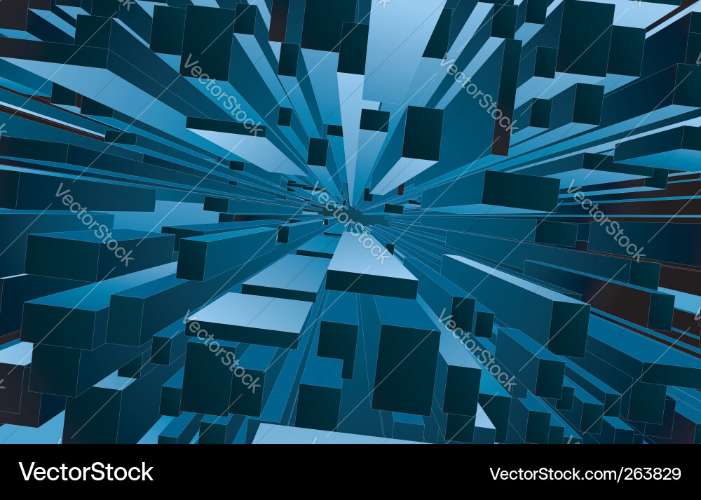 Dynamic Data Flow Vector Image