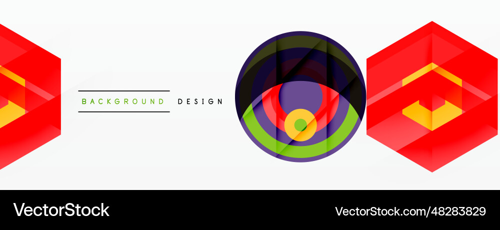 Geometric shapes design with dynamic shadow Geometric shapes design with dynamic shadow Vector Image