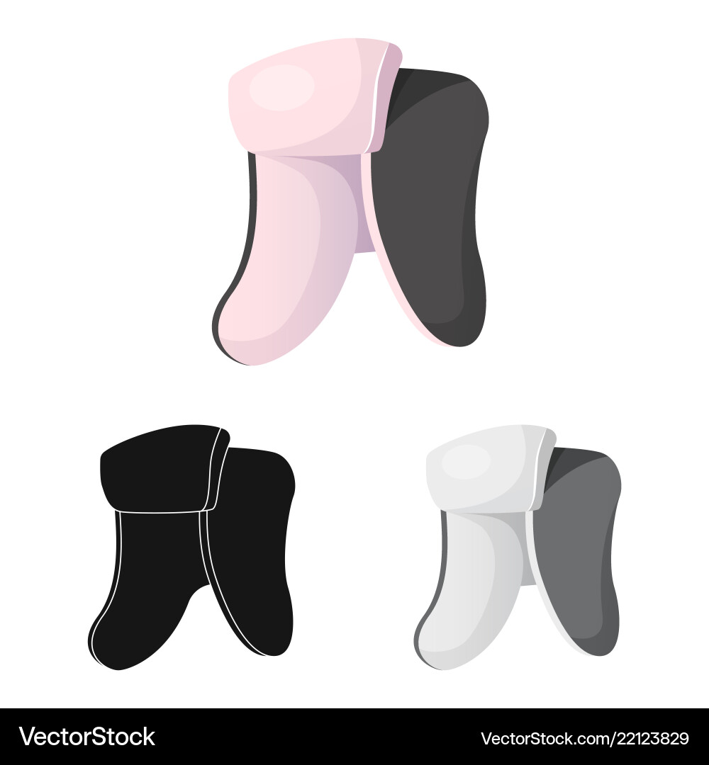 Isolated object of headgear and cap symbol set vector image