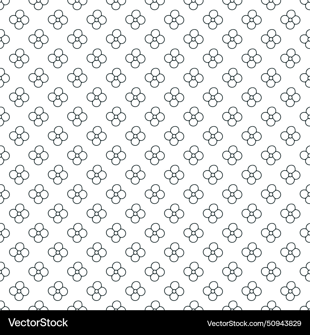 Monochrome seamless pattern with small simple Vector Image
