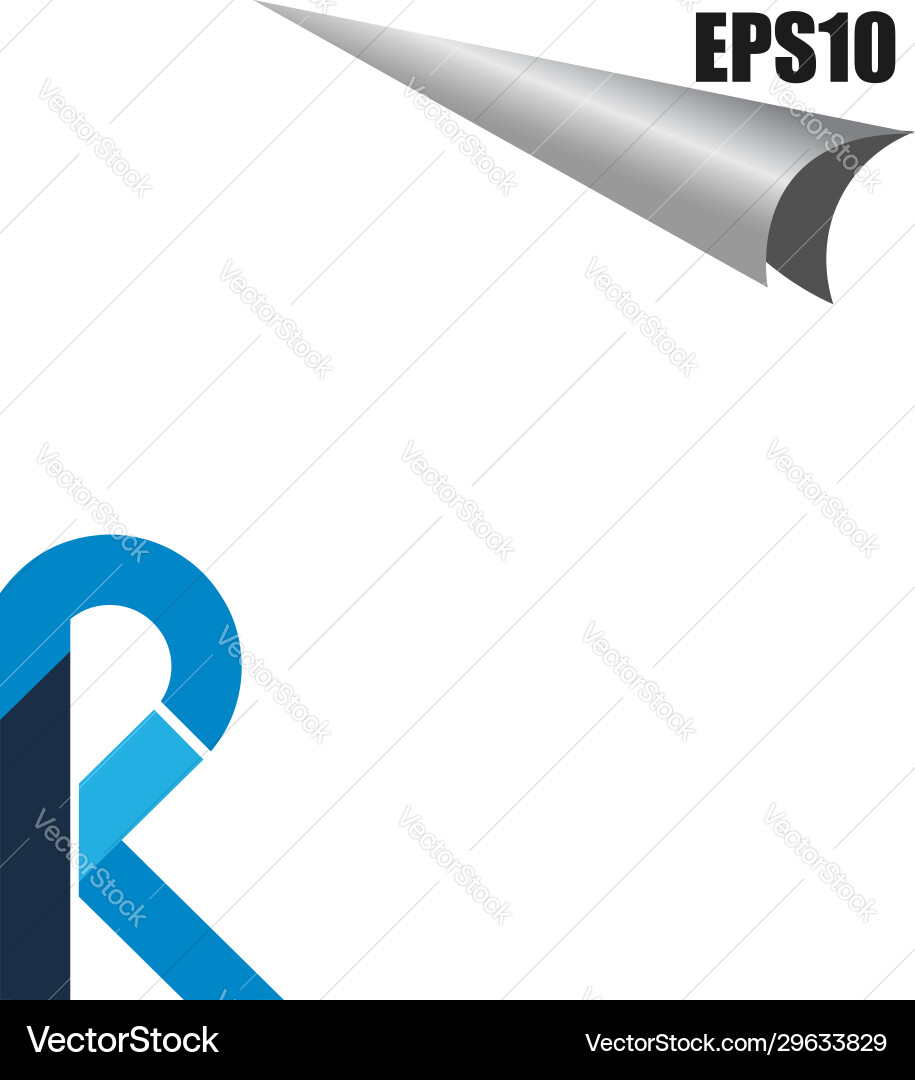 Simple pk initial monogram design template Vector Image