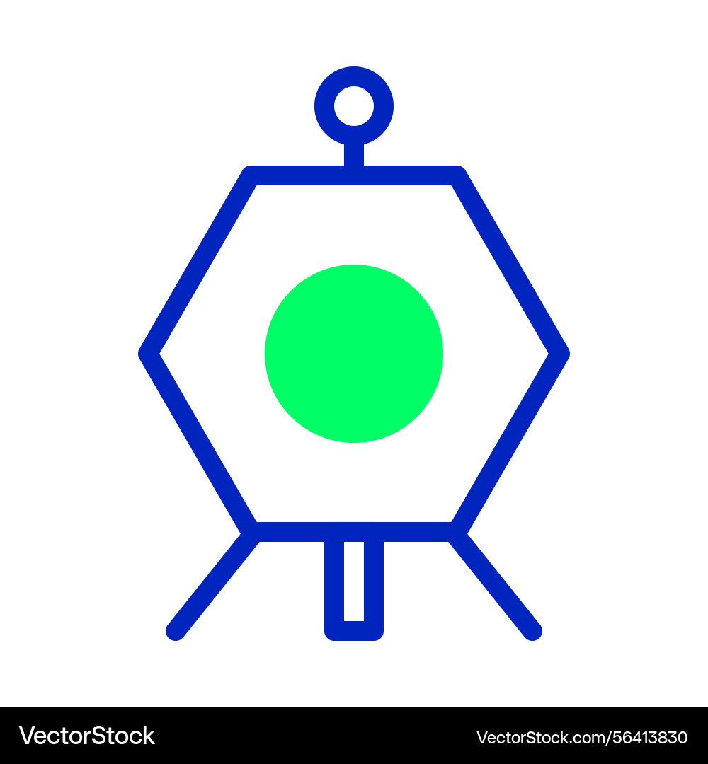 Abstract geometric design with a hexagonal frame Abstract geometric design with a hexagonal frame vector image