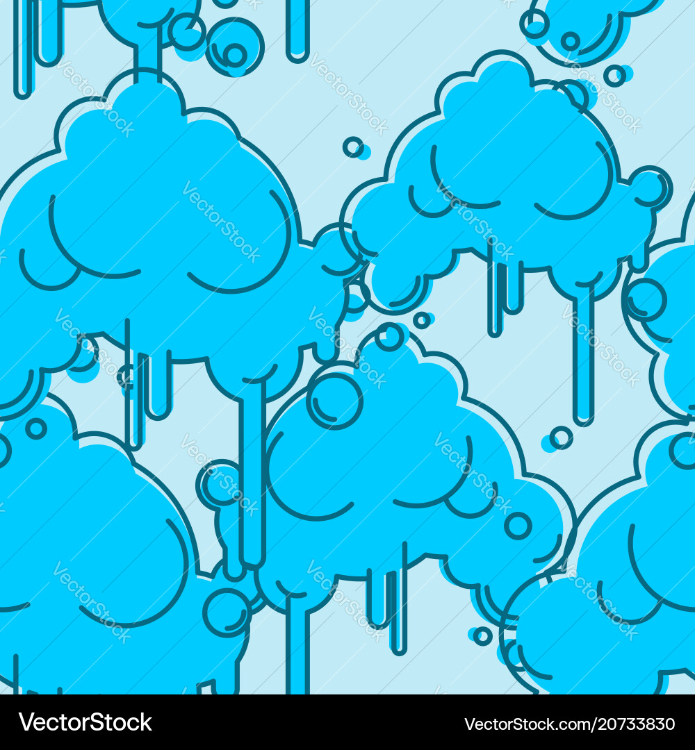 Cloud seamless pattern sky background abstract Vector Image