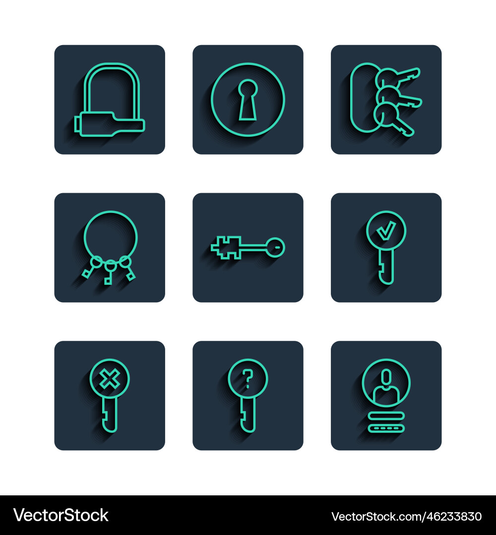 Set line wrong key undefined create account Set line wrong key undefined create account vector image