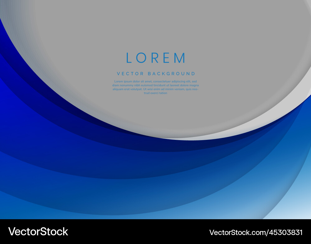 Abstract blue geometric curve overlap layer Abstract blue geometric curve overlap layer vector image
