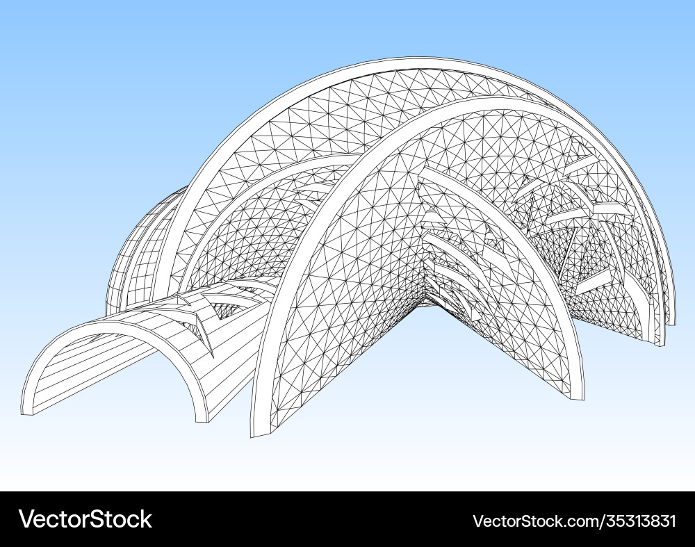 Architecture background Vector Image