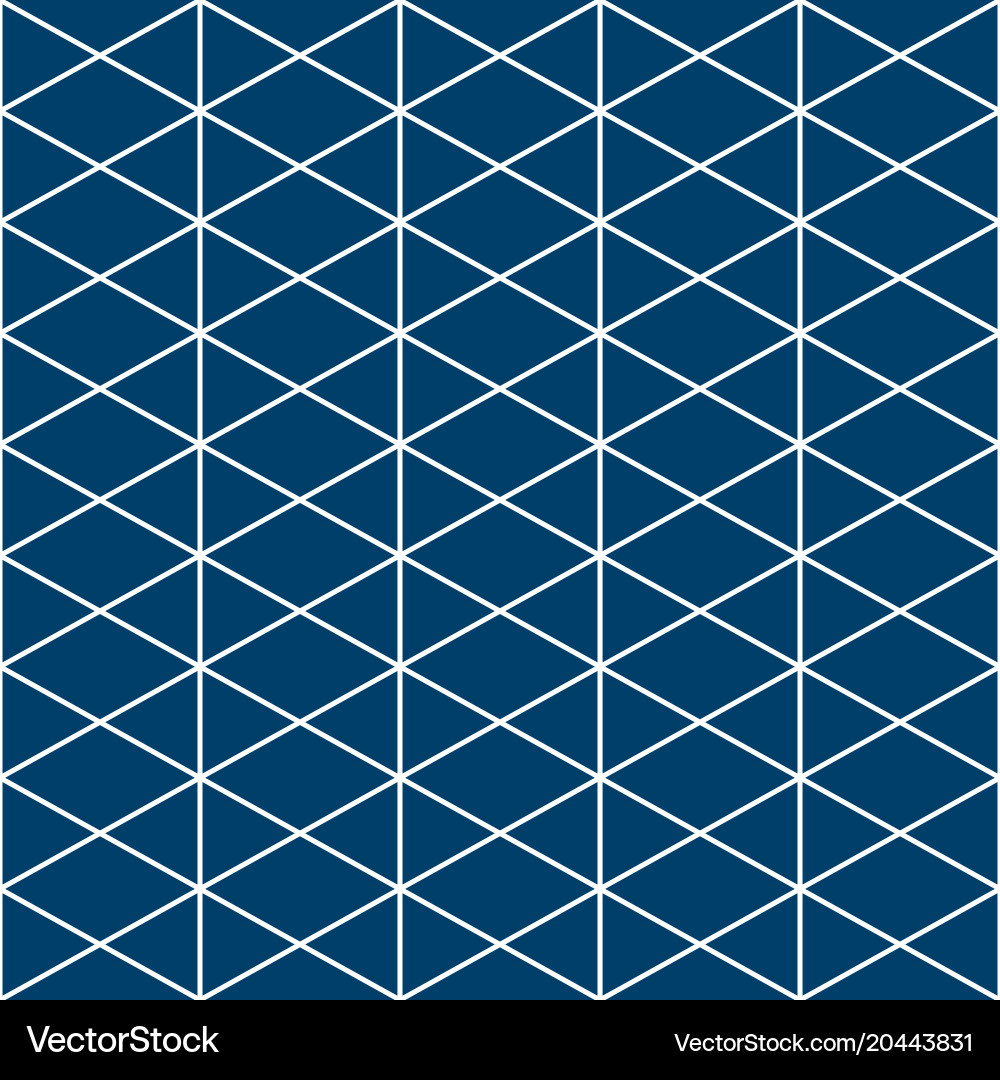 Indigo Triangle Pattern vector image