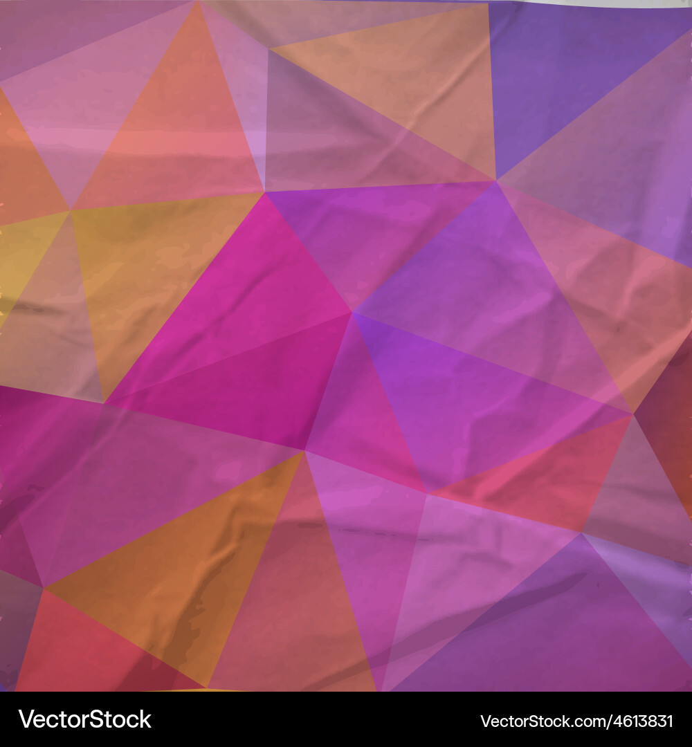 Retro triangle background Vector Image