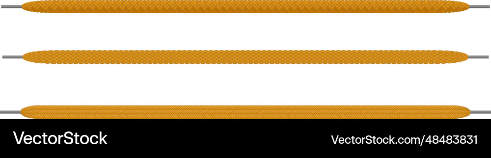 Shoelaces & Boot Laces - Weaving Patterns vector image