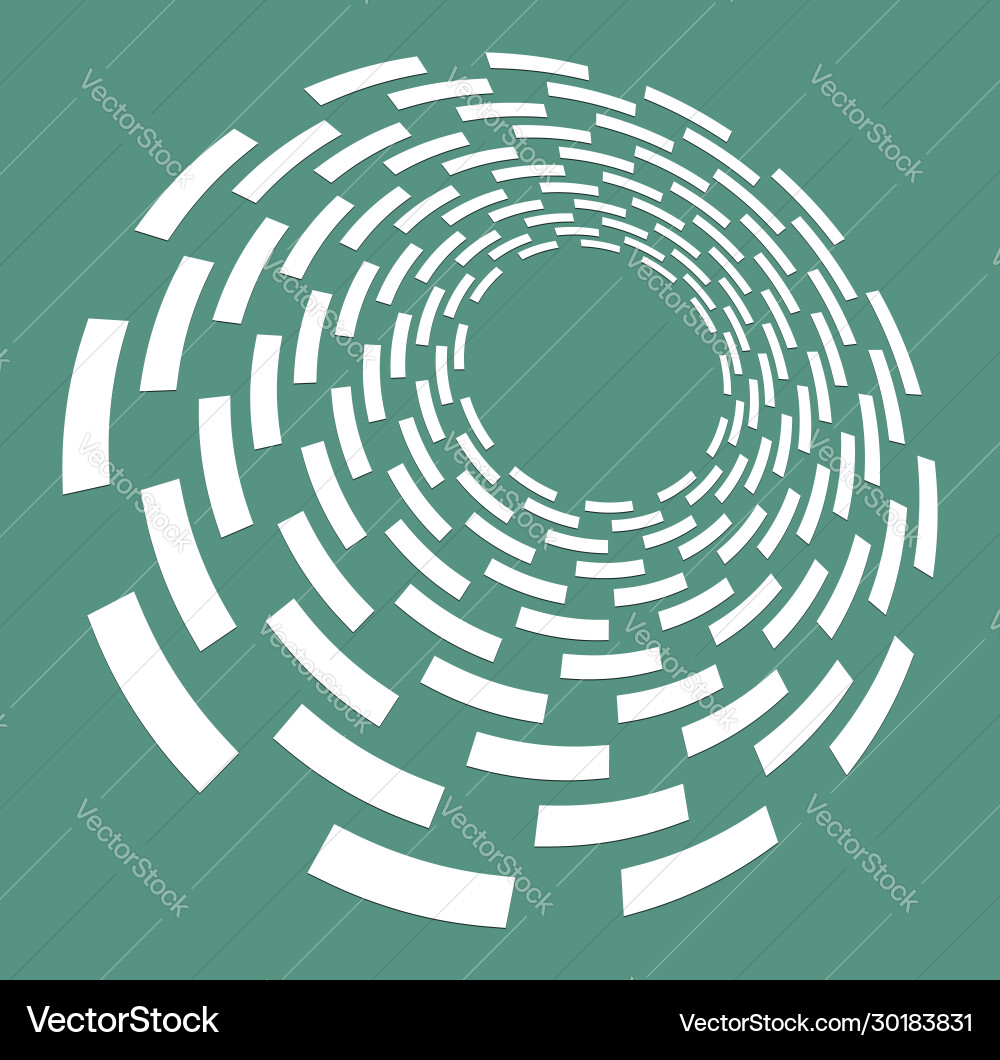 White helical spiraling curl and curly shape White helical spiraling curl and curly shape vector image