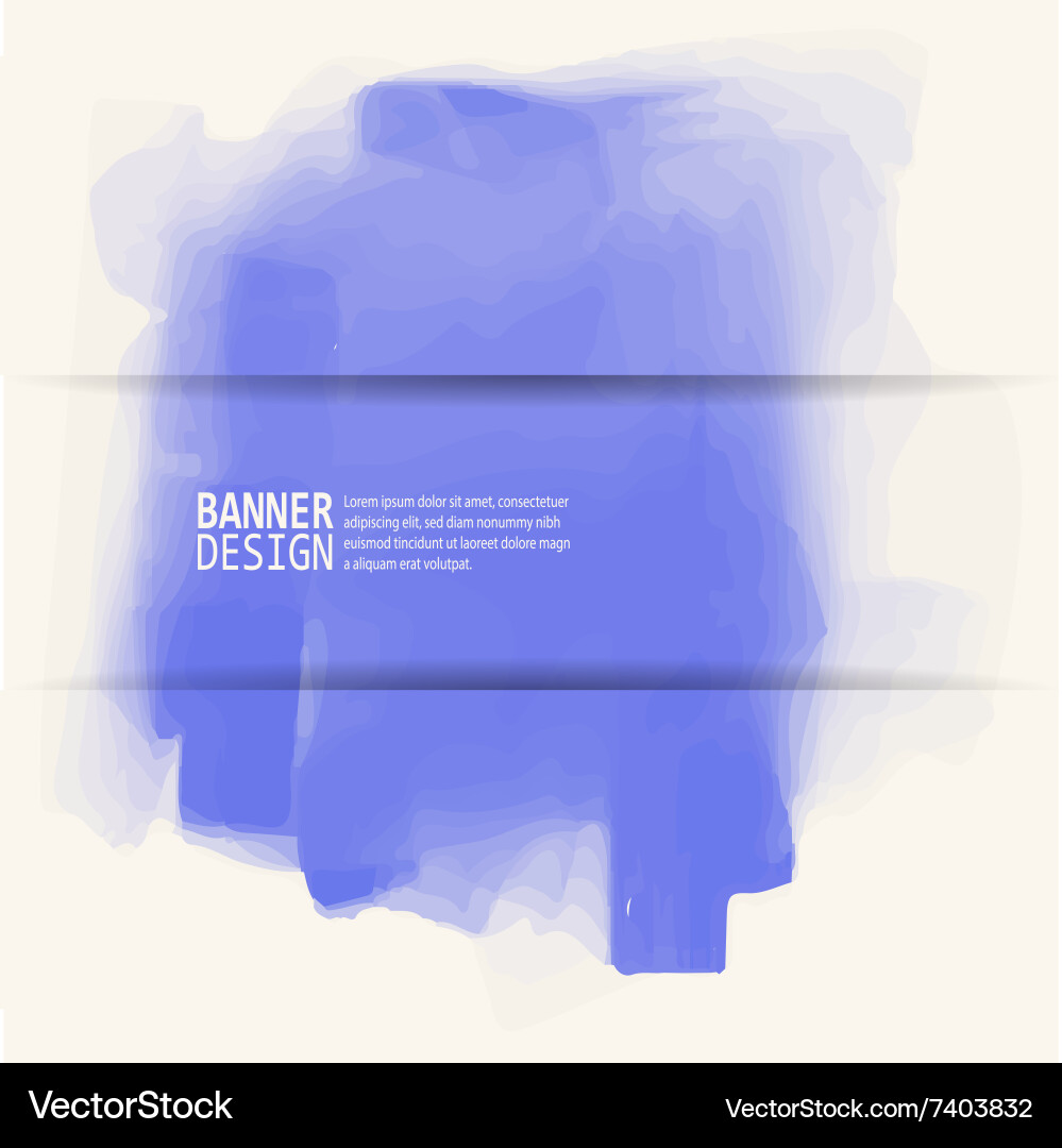Abstract background with watercolor element Vector Image