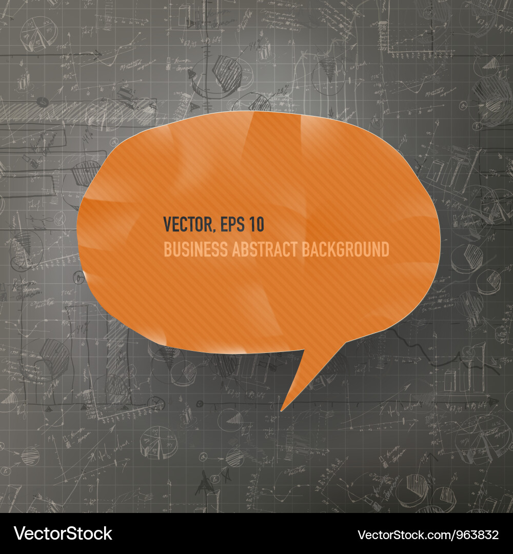 Abstract business background with graphs vector image