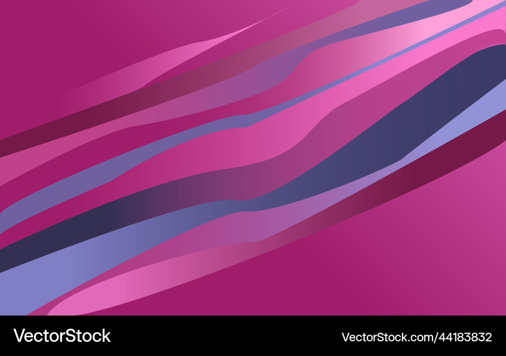 Abstract horizontal line background curved layers Vector Image