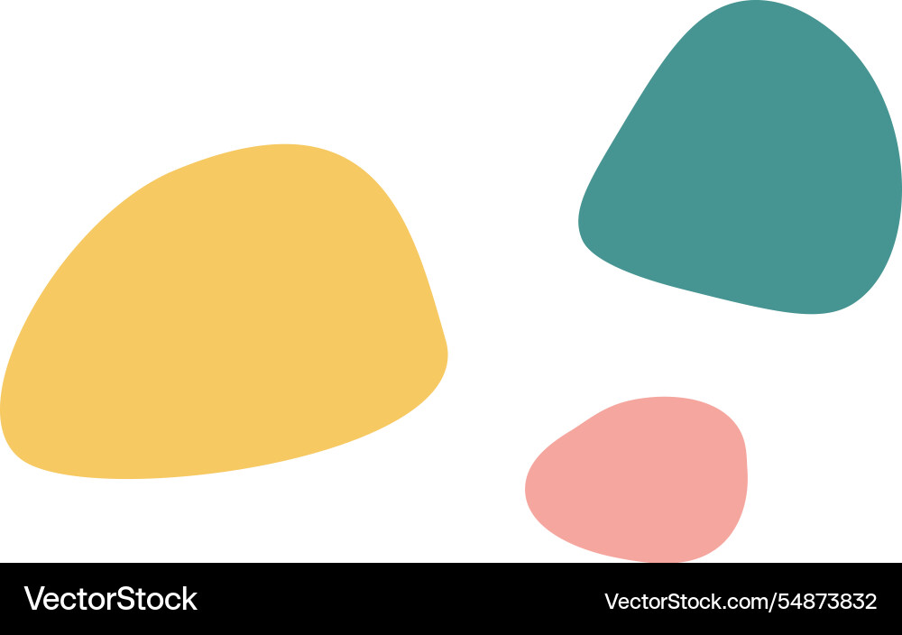 Abstract shapes pattern Vector Image