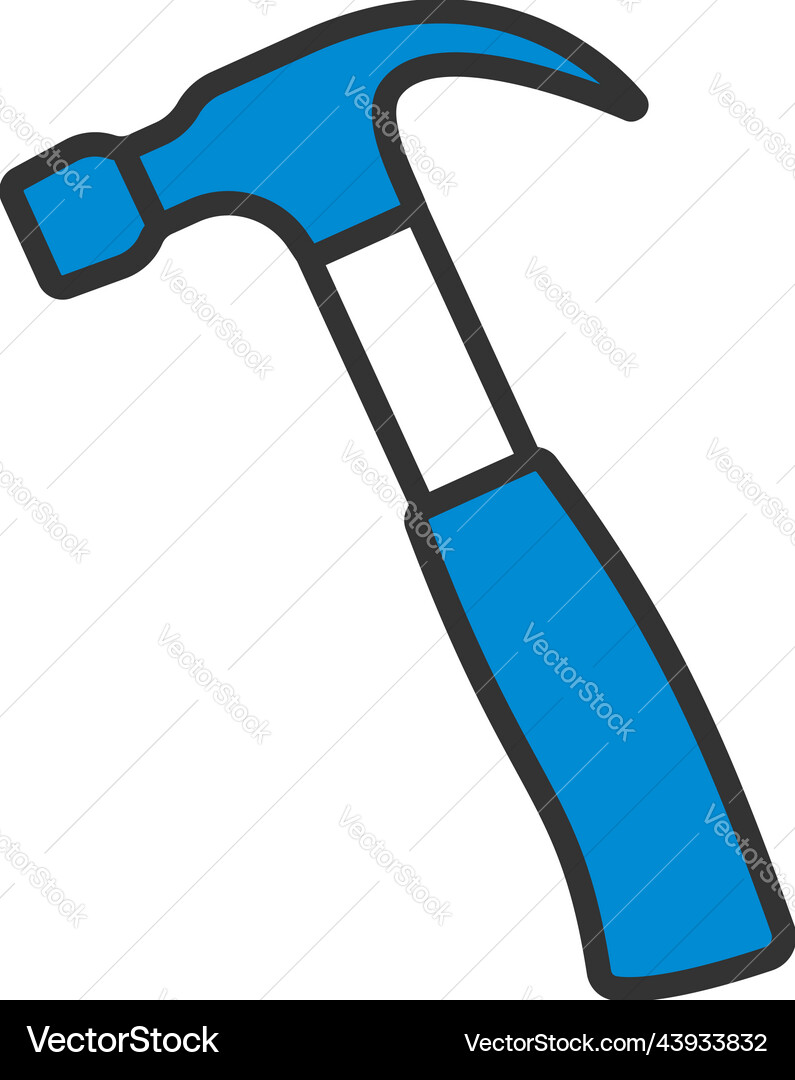 Icon of hammer vector image