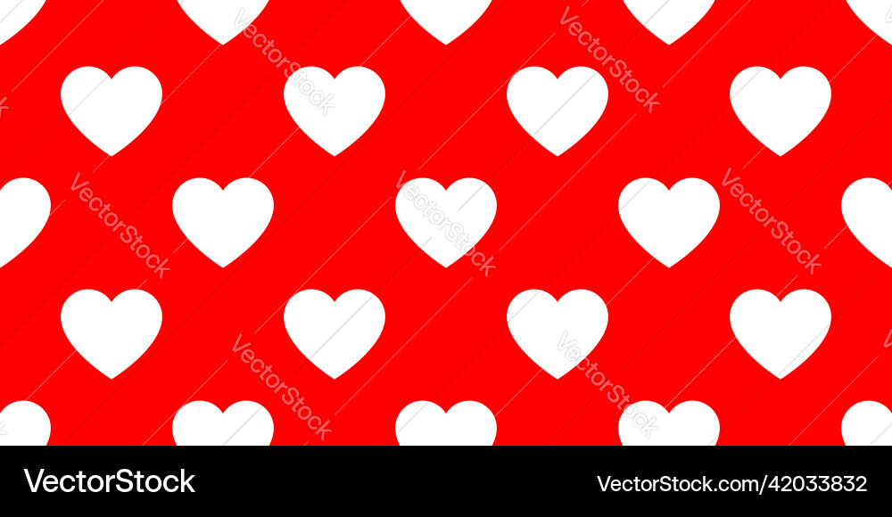 Seamless repeatable heart shape icon pattern Seamless repeatable heart shape icon pattern Vector Image