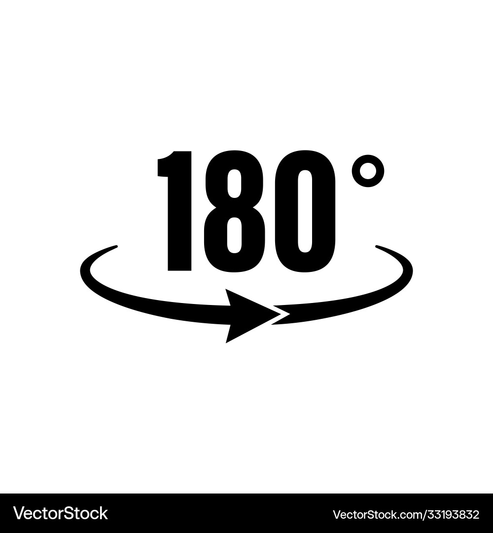Winkel 180 Grad Symbol Geometrie Mathematik Symbol Winkel 180 Grad Symbol Geometrie Mathematik Symbol vektorbild