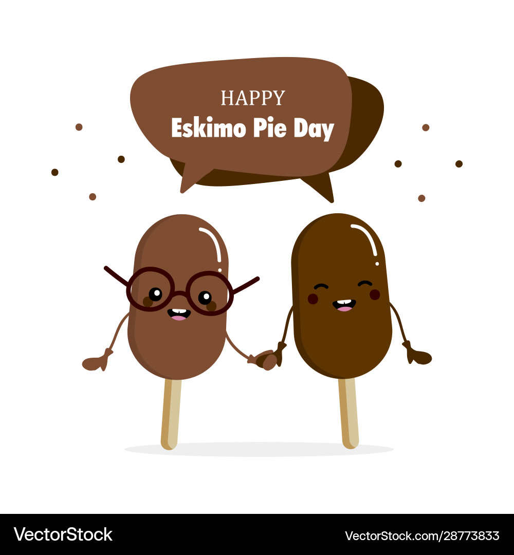 International Eskimo Pie Day January 24 Stock Vector (Royalty Free)  1580719294 | Shutterstock, image size:1000x1080