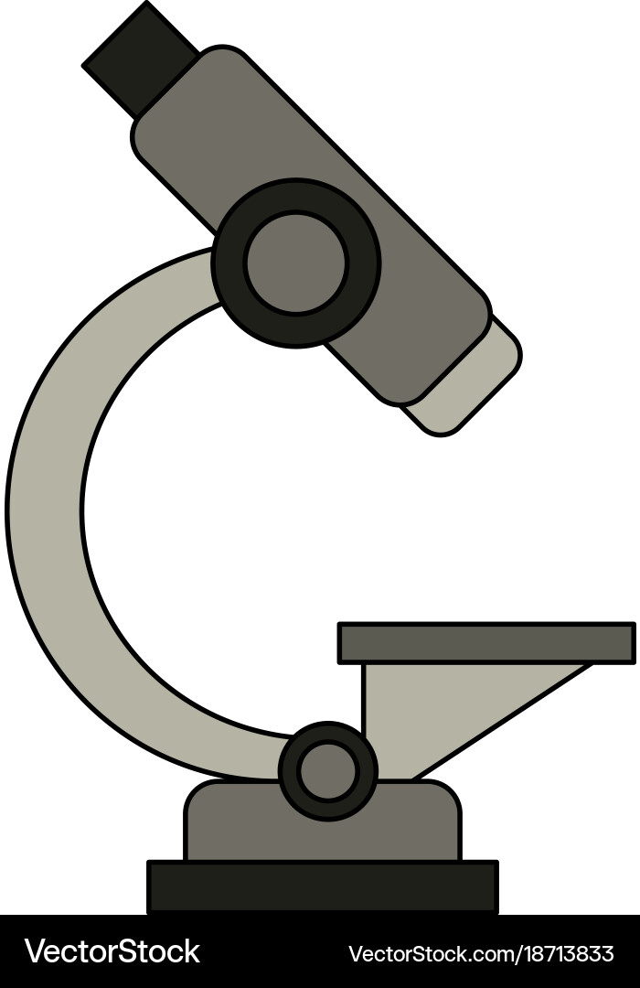 Microscope lab tool Vector Image