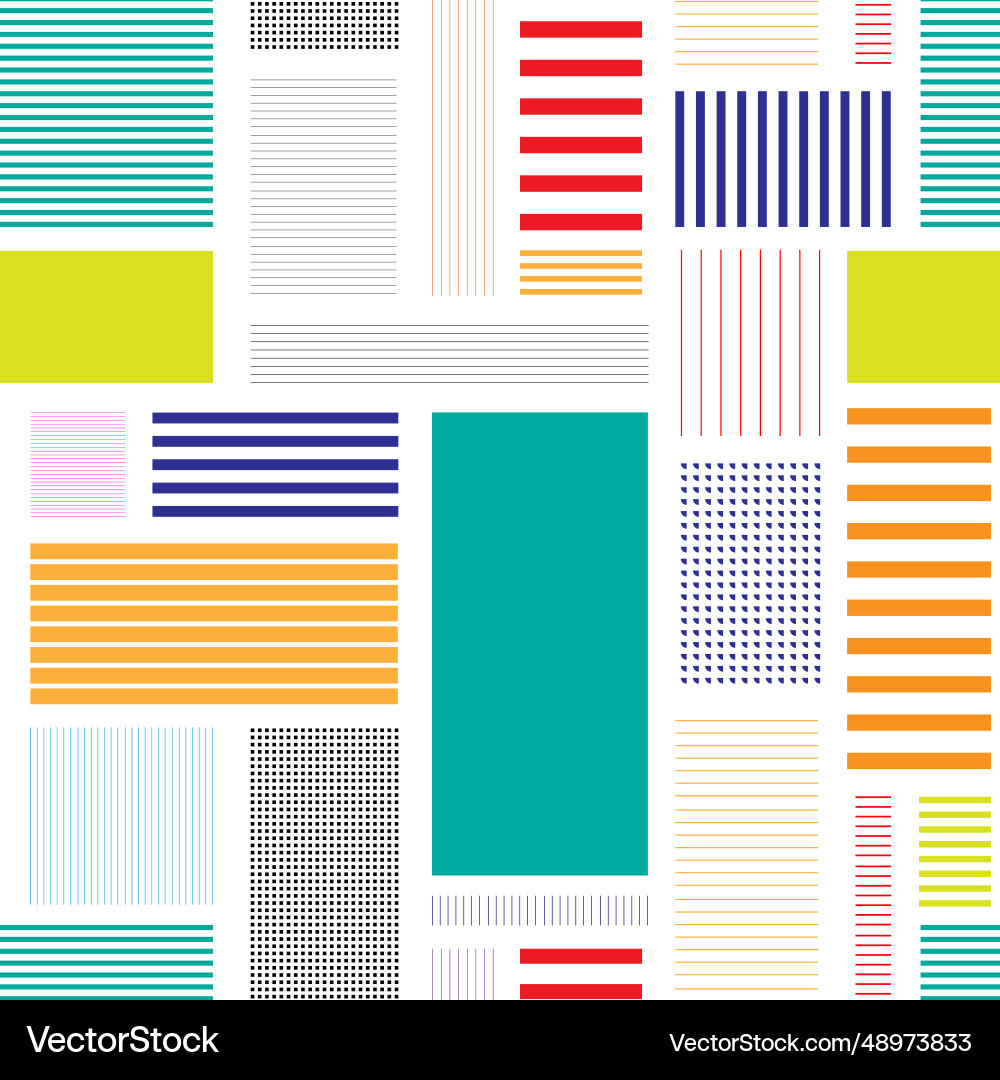 Rectangular forms abstract texture seamless vector image