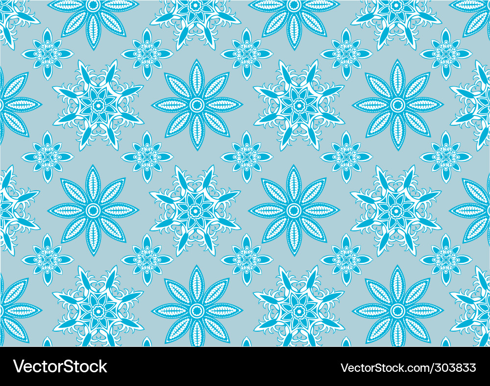 Snowflake pattern vector image