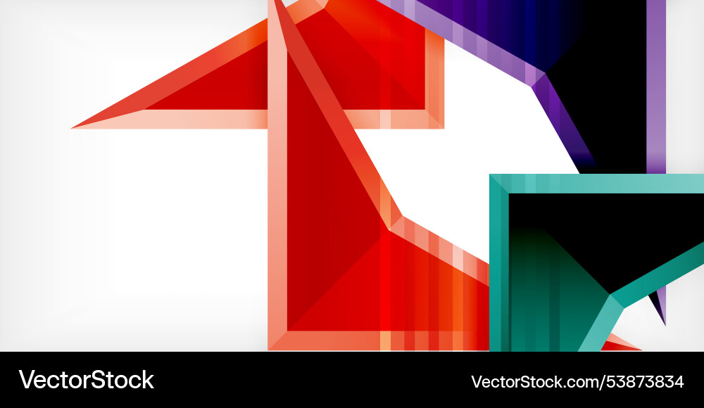 Abstract background color triangles and arrows Abstract background color triangles and arrows Vector Image